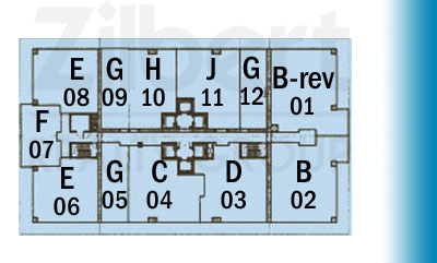 Floor map of Beach Club II