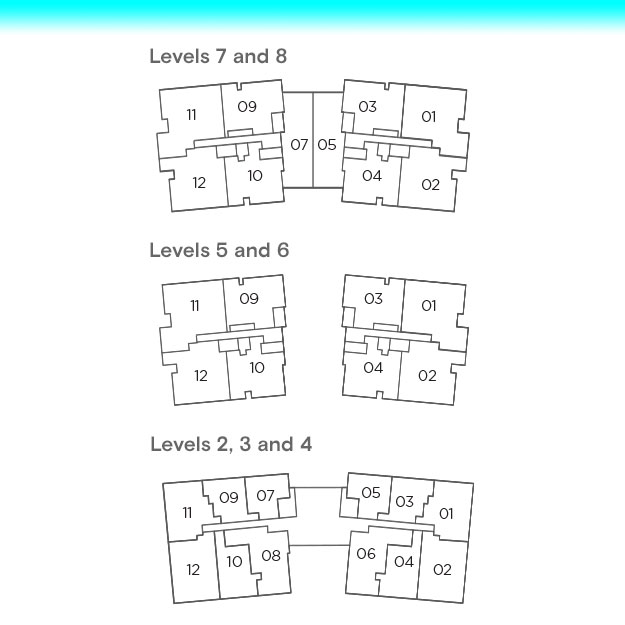 Floor map of La Baia Bay Harbor