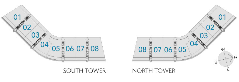 Floor map of Prive