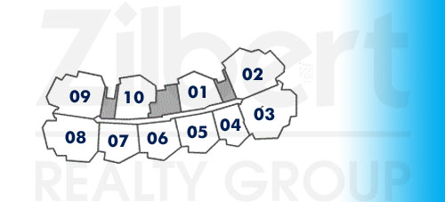 Floor map of Bel Aire on the Ocean