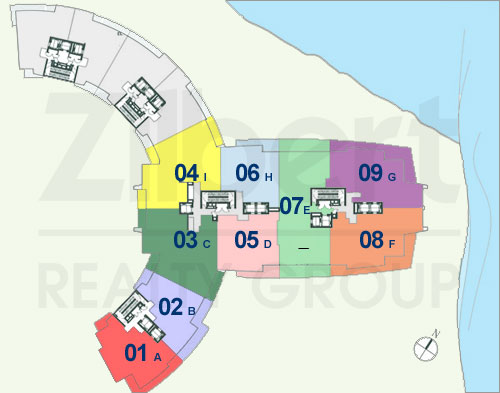 Floor map of One Bal Harbour
