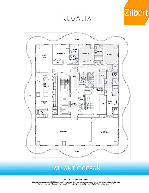 Floor map of Regalia Miami