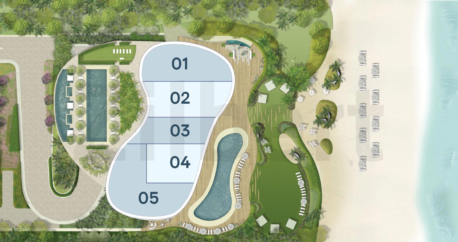 Floor map of Ritz-Carlton Sunny Isles Beach