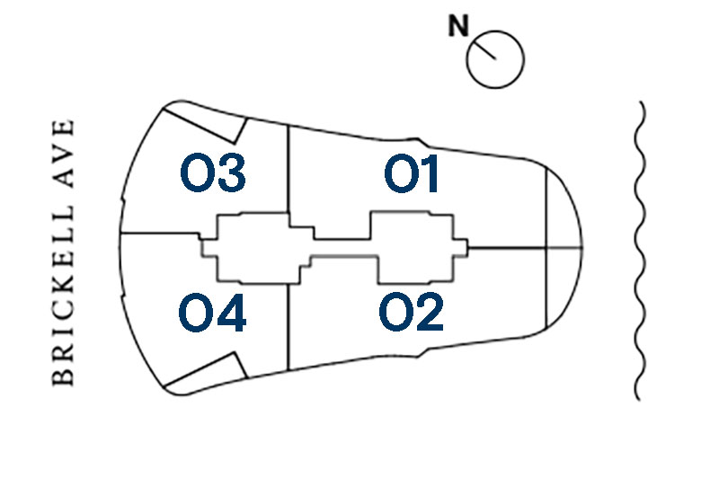 Floor map of St. Regis Residences Miami - East Tower